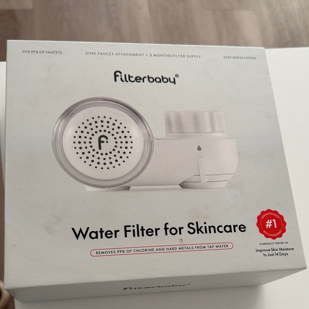 White Skincare Water Filter